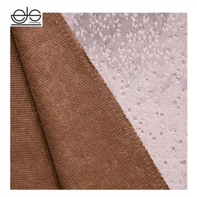 ผ้าทอโพลีเอสเตอร์ลินินและปอกระเจาลายนูน